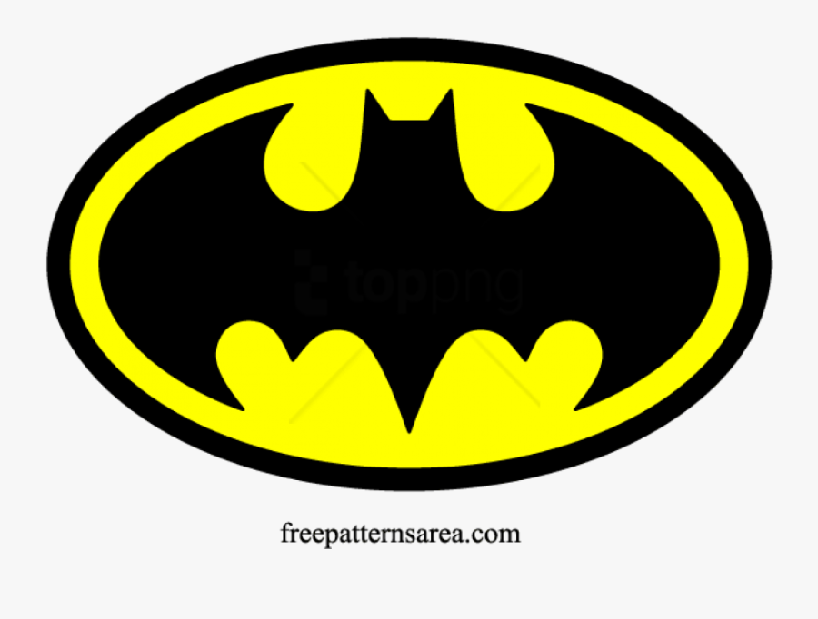 Batman Logo Symbol And Silhouette Stencil Vector - Michael Keaton Batman Symbol, Transparent Clipart
