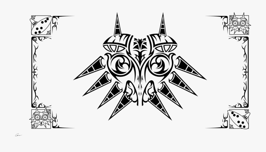 Majora"s Mask Tribal - Majora's Mask 3ds Xl, Transparent Clipart