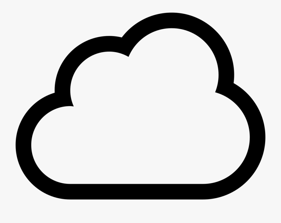 Clip Art Cloud Outline Png - Cloud Outline, Transparent Clipart