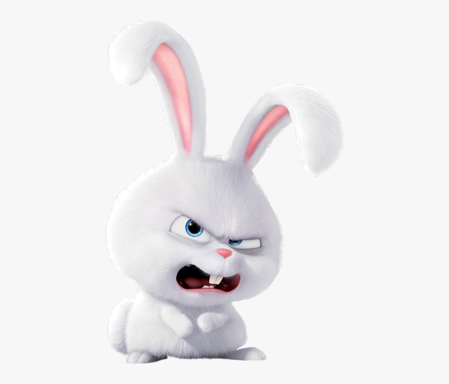 Transparent Snowballs Clipart - Evil Bunny From Secret Life Of Pets, Transparent Clipart