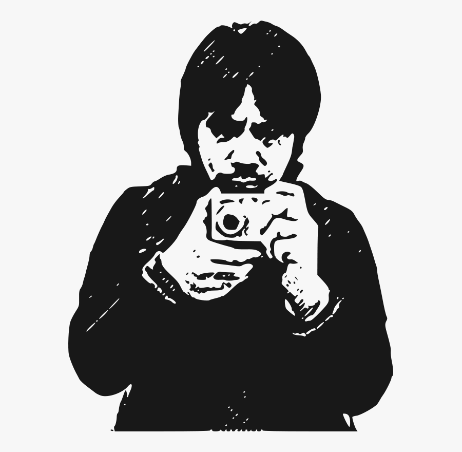 I Take Photos - فيكتور شخص يصور بكاميرا, Transparent Clipart