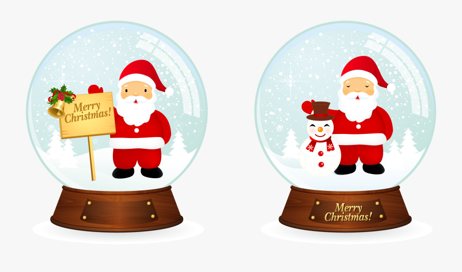 Eve Clipart Vector - Snowball Glass Christmas Clipart, Transparent Clipart