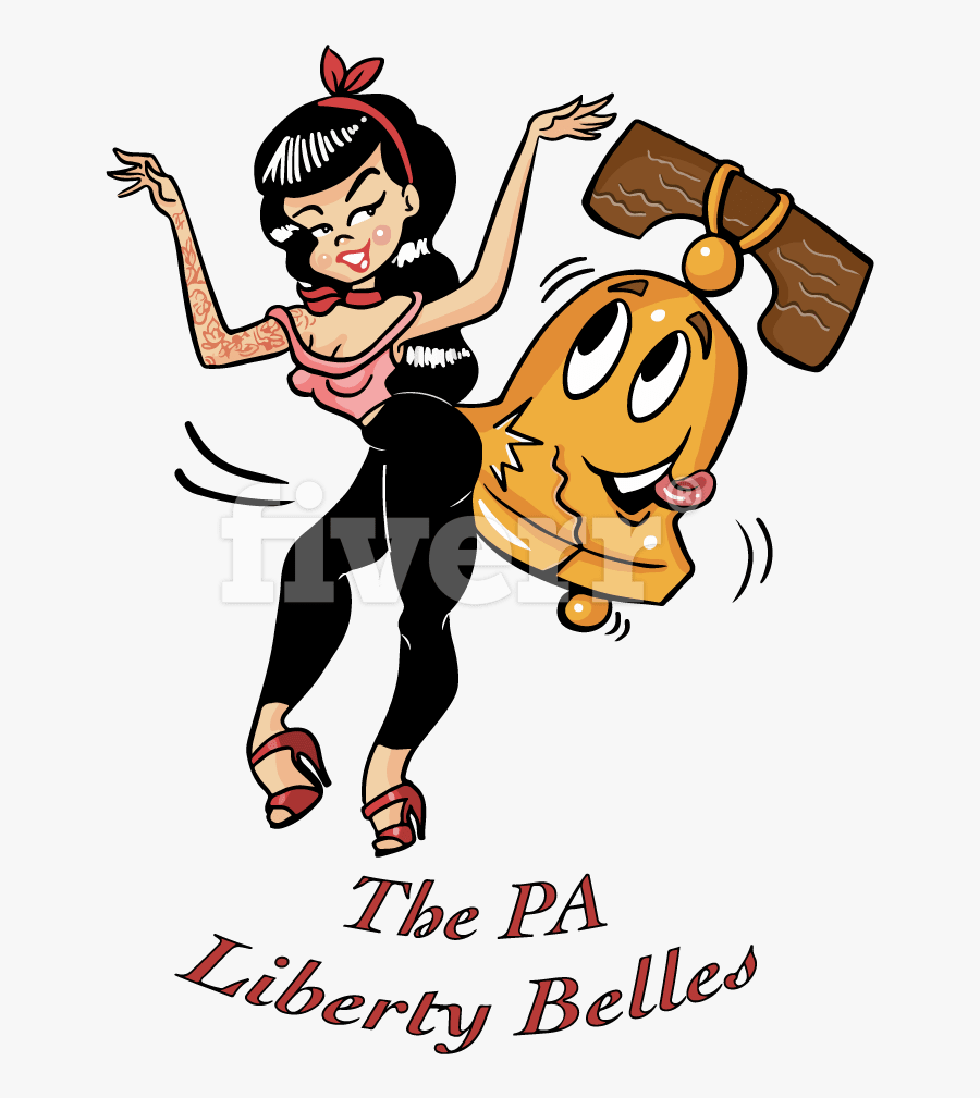Pa Liberty Belles Clipart , Png Download - Cartoon, Transparent Clipart