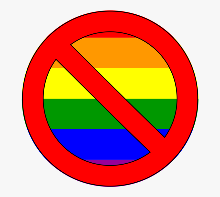 Area,text,symbol - No Gays Png, Transparent Clipart