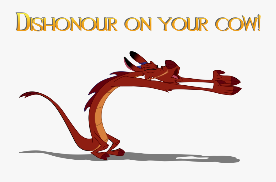 Dishonour On Your Cow Poster, Transparent Clipart