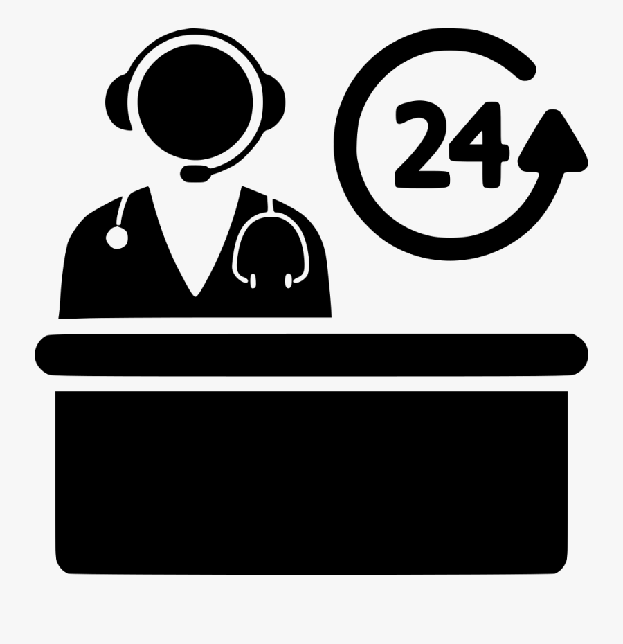 Visor De Cliparts Cdr - Doctor On Call Icon Png, Transparent Clipart