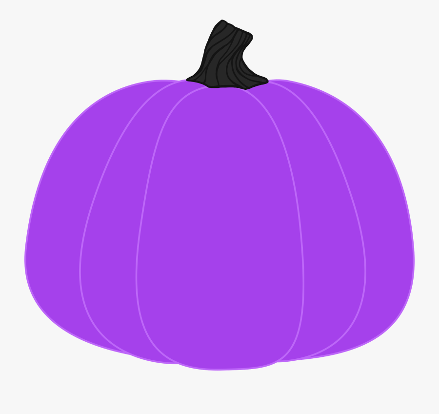 Pumpkin Clipart Purple - Purple Pumpkin Clipart, Transparent Clipart