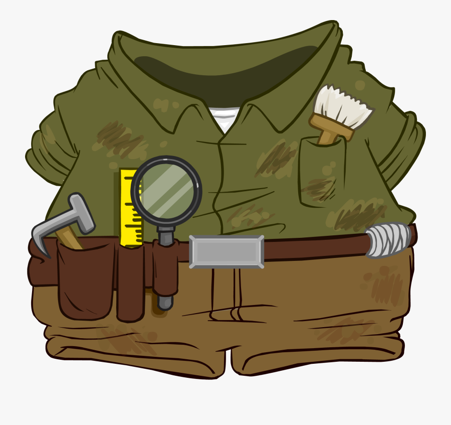 Brush Clipart Archaeology - Outfit Arqueologo, Transparent Clipart