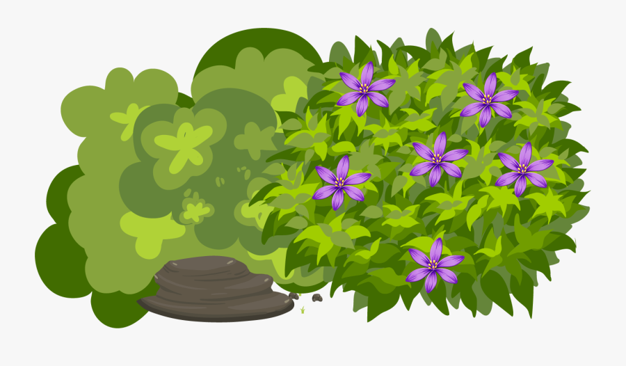 Bush Clipart Png Image - Clematis, Transparent Clipart