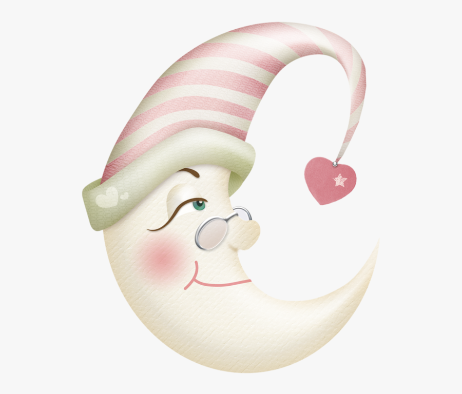 Good Night Clipart Moon - Pink Moon Clipart, Transparent Clipart