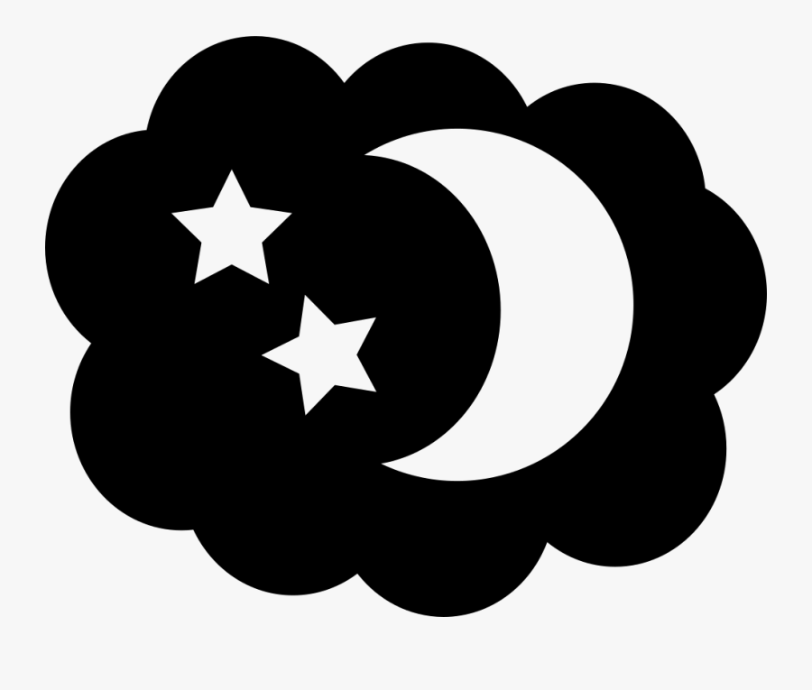 Night Sky Comments - Night Sky Black And White Clip Art, Transparent Clipart