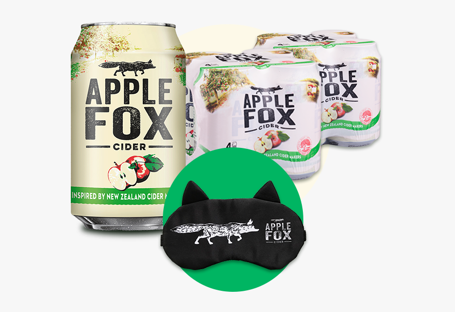 Apple Fox Cider Alcohol - Apple Fox Cider Can, Transparent Clipart