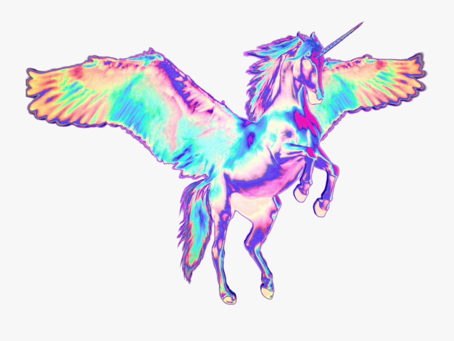 Unicorns Transparent Holo - Background For Png, Transparent Clipart