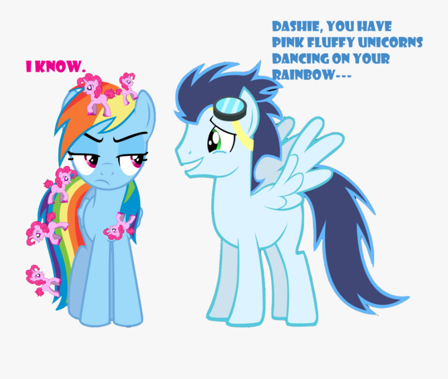 X3 On We Heart It - Rainbow Dash As A Unicorn, Transparent Clipart