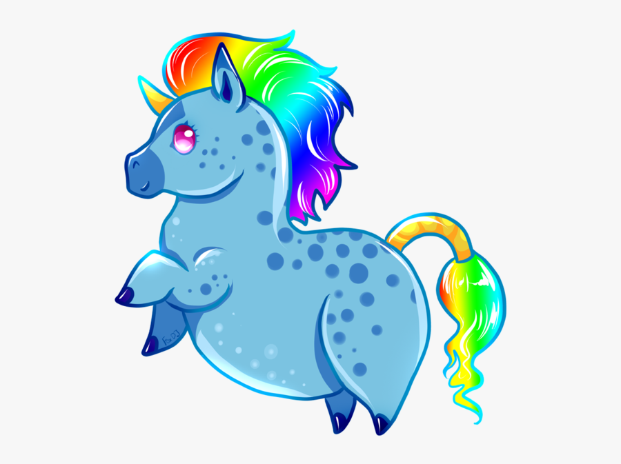 Chubby Unicorn By Foxdj - Unicorn Chubby Clipart, Transparent Clipart