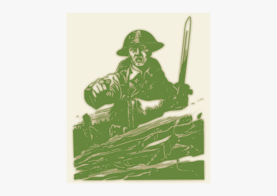 Stencil,grass,green - Soldier, Transparent Clipart