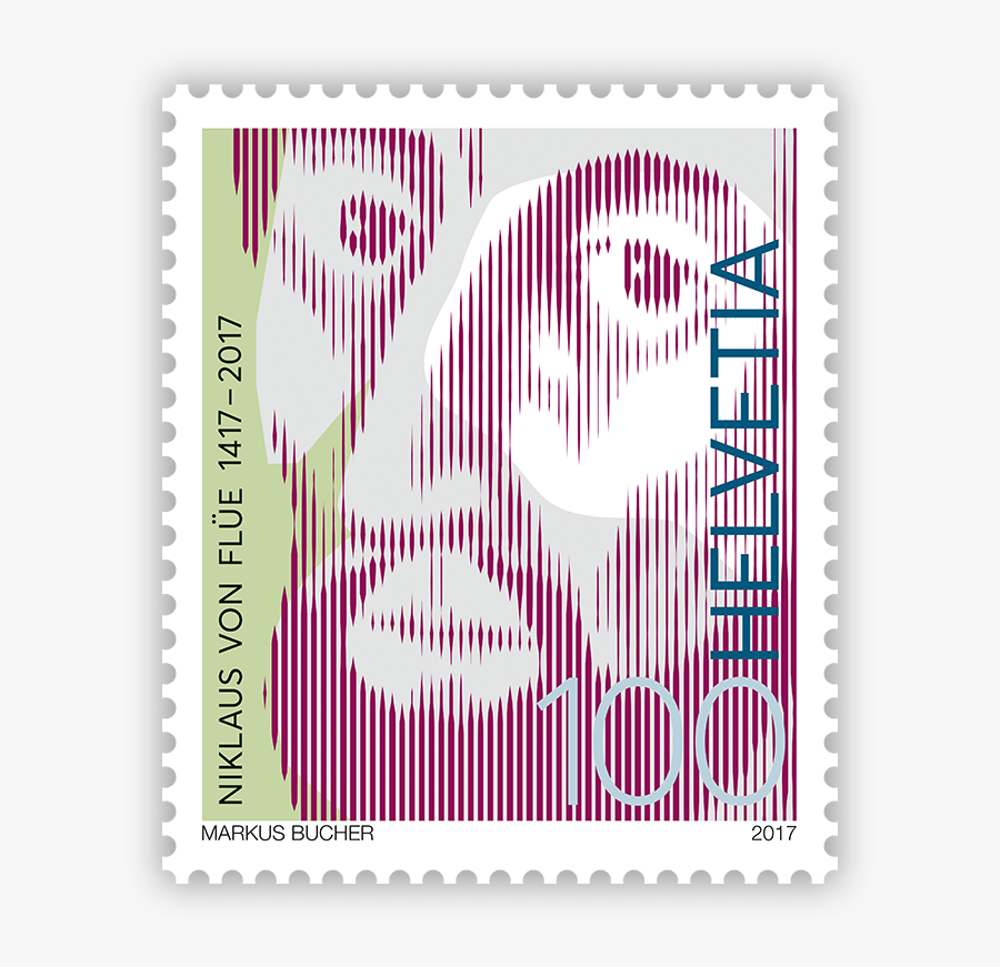 Swiss Postal Stamp 2017, Transparent Clipart