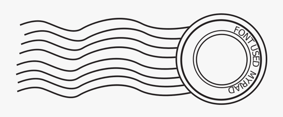 Stamp Seal Mail Free Picture - Postal Seal, Transparent Clipart