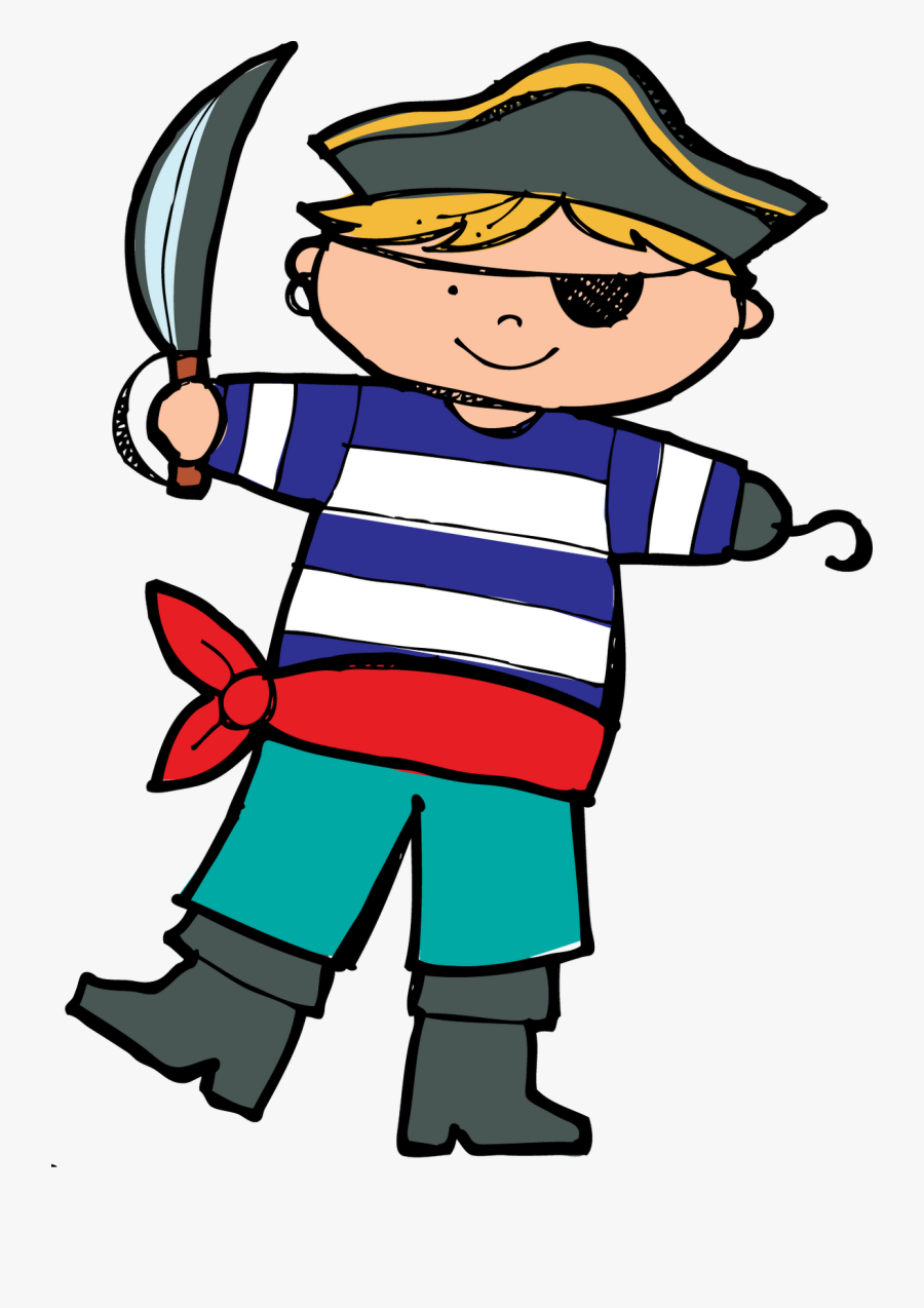 Boy Pirate Clipart It S Time To Think Pirates - Animated Pirate First Mate, Transparent Clipart