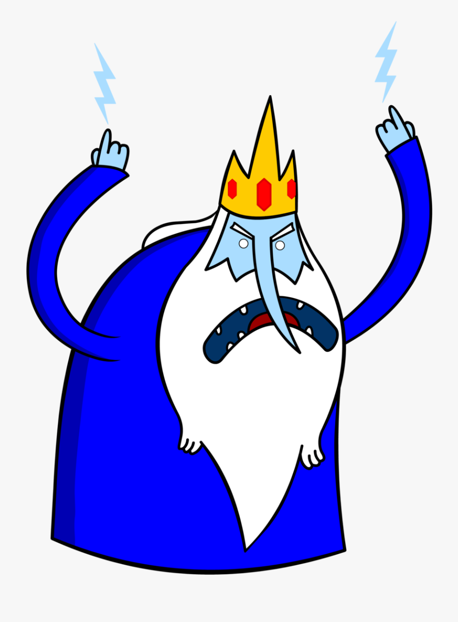 Adventure Time Angry Ice King - Ice King Png, Transparent Clipart