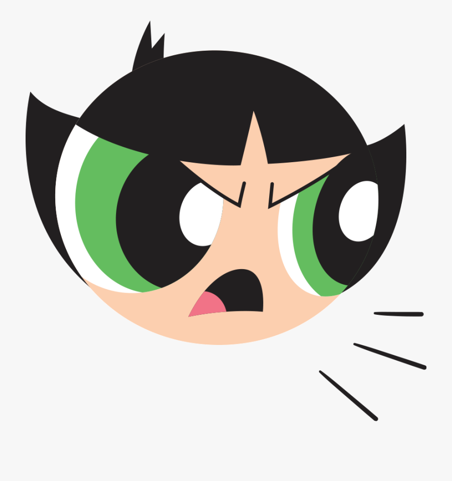 Angry Powerpuff Girls Sticker By Cartoon Network Clipart - Powerpuff Girls Animated Stickers, Transparent Clipart