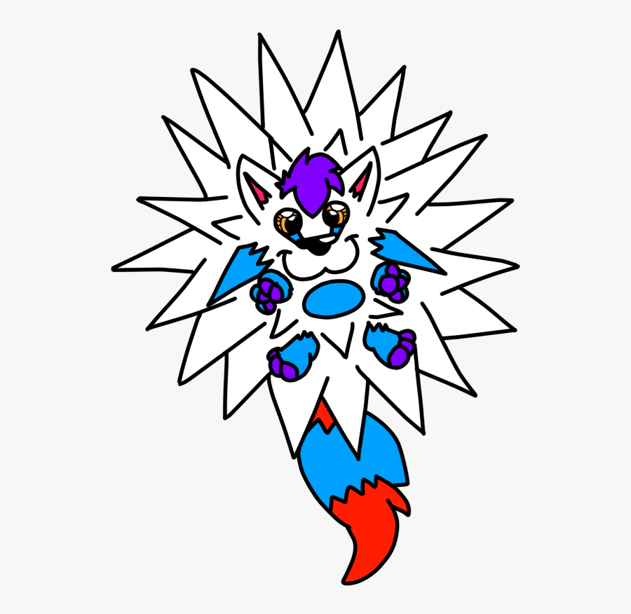 Amarok Wanted To Be Drawn As A Sea Urchin, So I Drew - Cartoon, Transparent Clipart