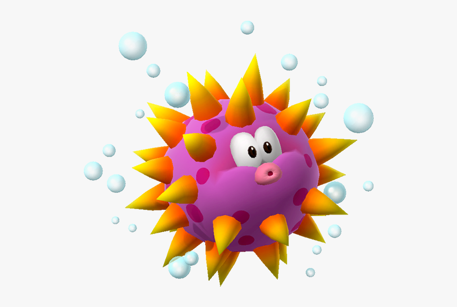 Ssbu Big Urchin Spirit - New Super Mario Bros Wii Urchin, Transparent Clipart