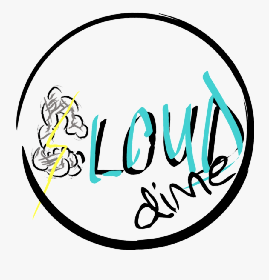 Home Cloud Dime - Calligraphy, Transparent Clipart
