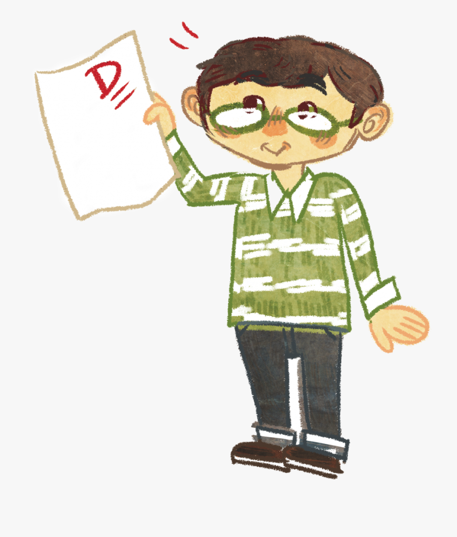 Failing To Succeed The - A+ Student Regrets His Grades By Afraj, Transparent Clipart