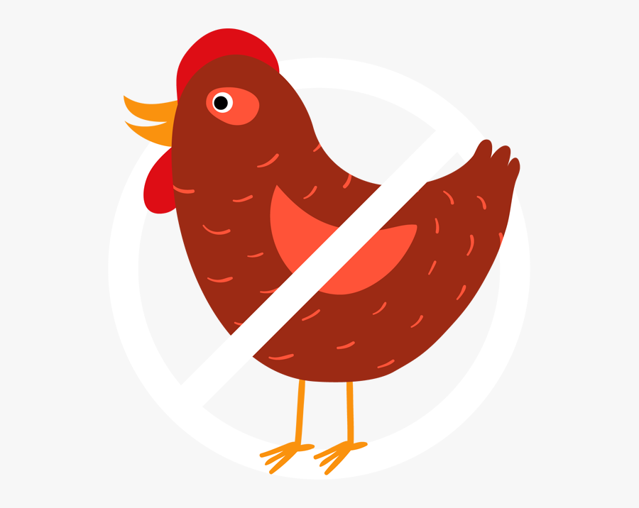Meat Clipart Non Vegetarian - Chicken Bg Cartoon Png, Transparent Clipart