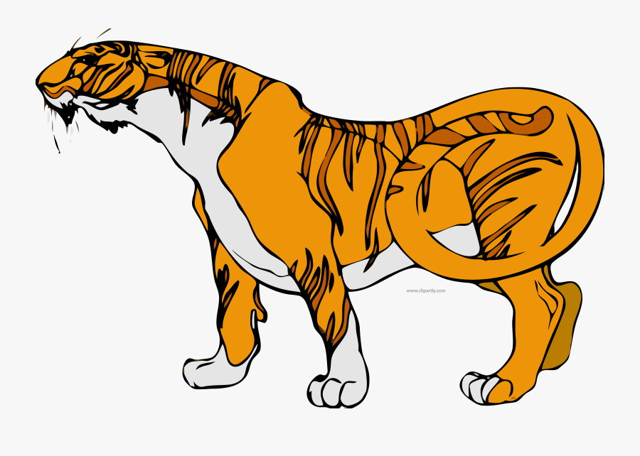 Indochinese Tiger Clipart, Transparent Clipart
