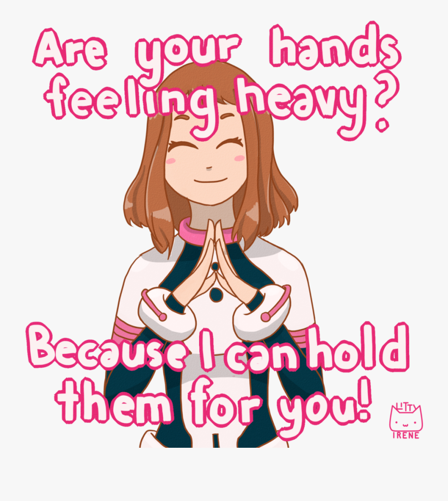 Ochako Uraraka Pick Up Line By Kitty-irene - Uraka My Hero Acedamia, Transparent Clipart