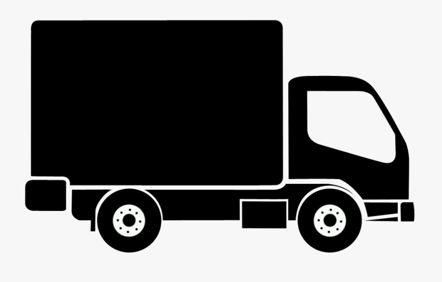 Car Pickup Truck Peterbilt - Cargo Truck Silhouette Png, Transparent Clipart