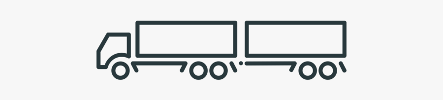 Angle,area,text - Vrachtwagen Met Aanhangwagen Tekening, Transparent Clipart