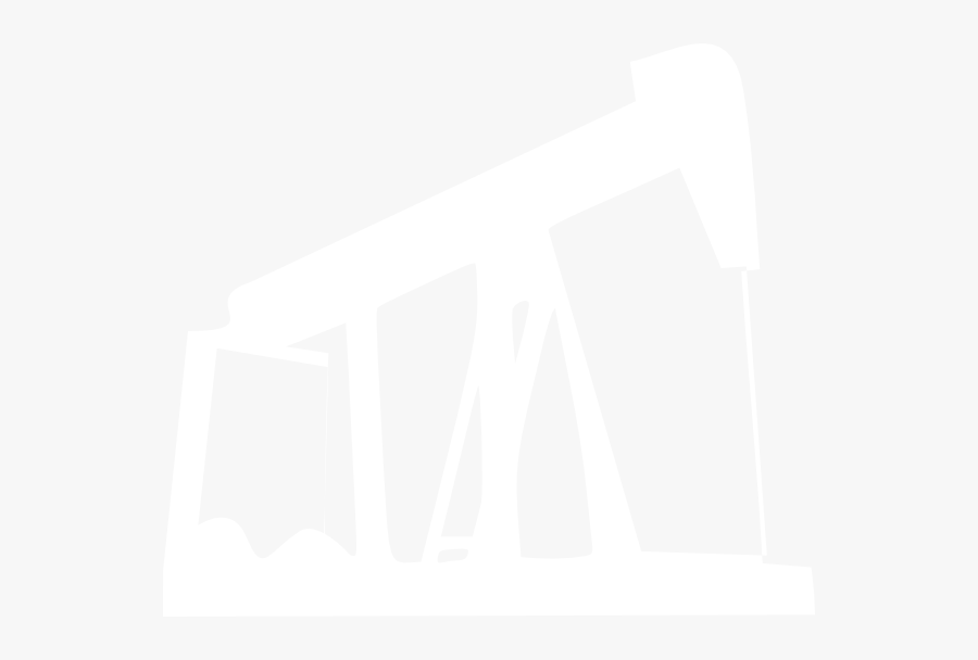 Transparent Pump Jack Clipart - White Pump Jack Logo, Transparent Clipart