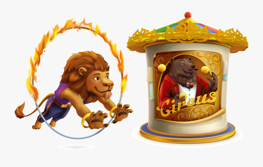 Transparent Circus Clipart Free - Circus Cartoon Png, Transparent Clipart