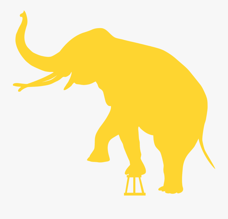 Indian Elephant, Transparent Clipart