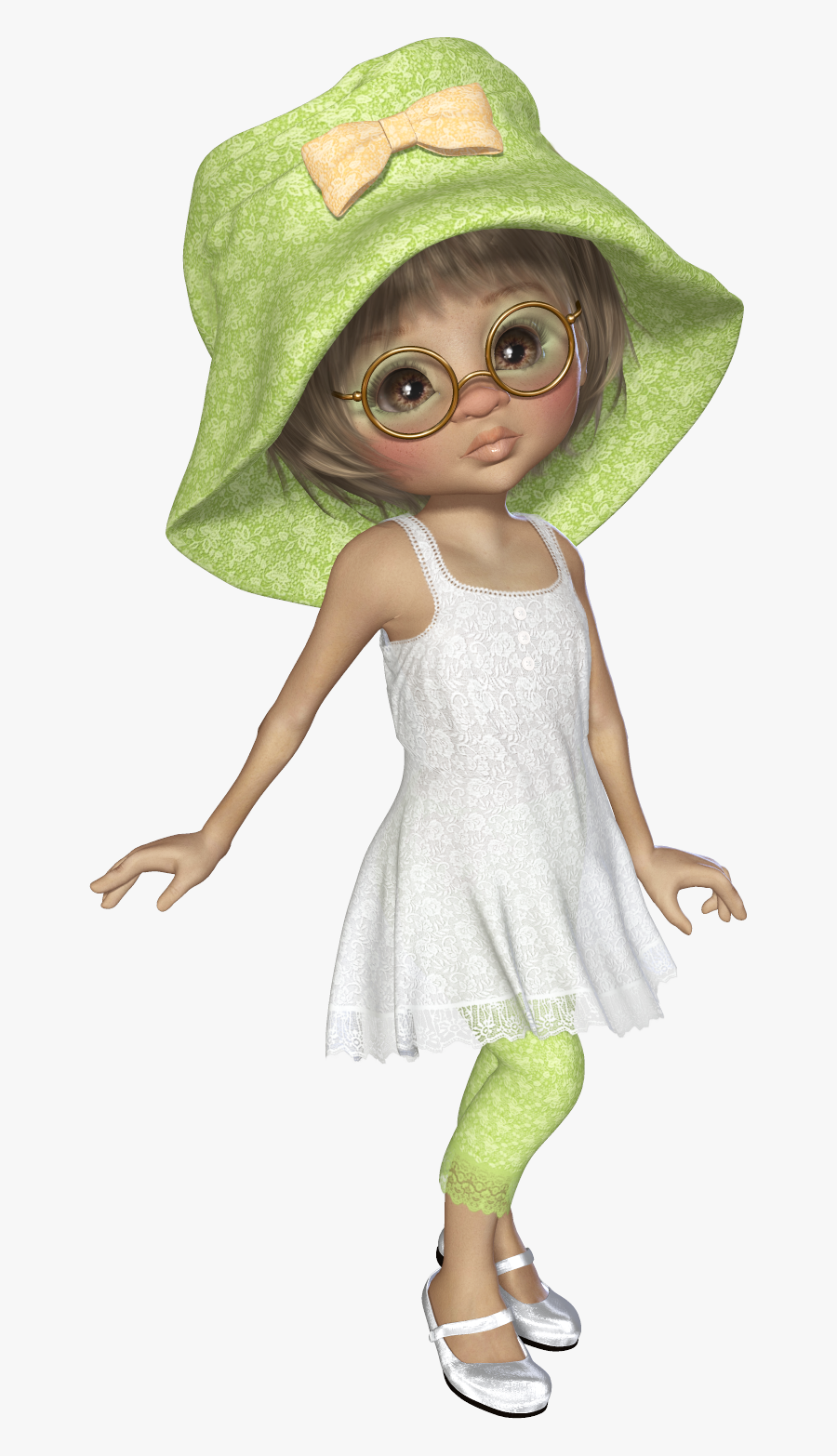 Cute Dolls, Big Eyes, Cookies, Ballerinas, Troll Dolls, - Doll, Transparent Clipart