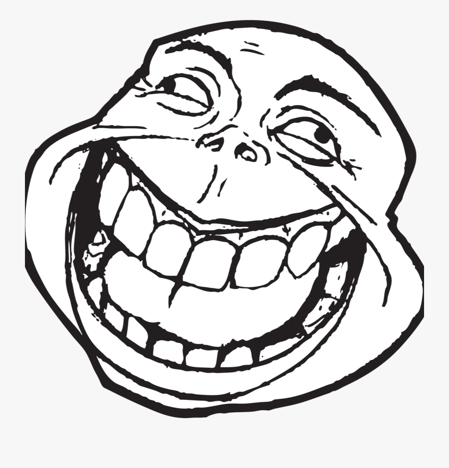 Big Open Mouth Troll Face Memes Faces Funny Png Free Transparent Clipart Clipartkey