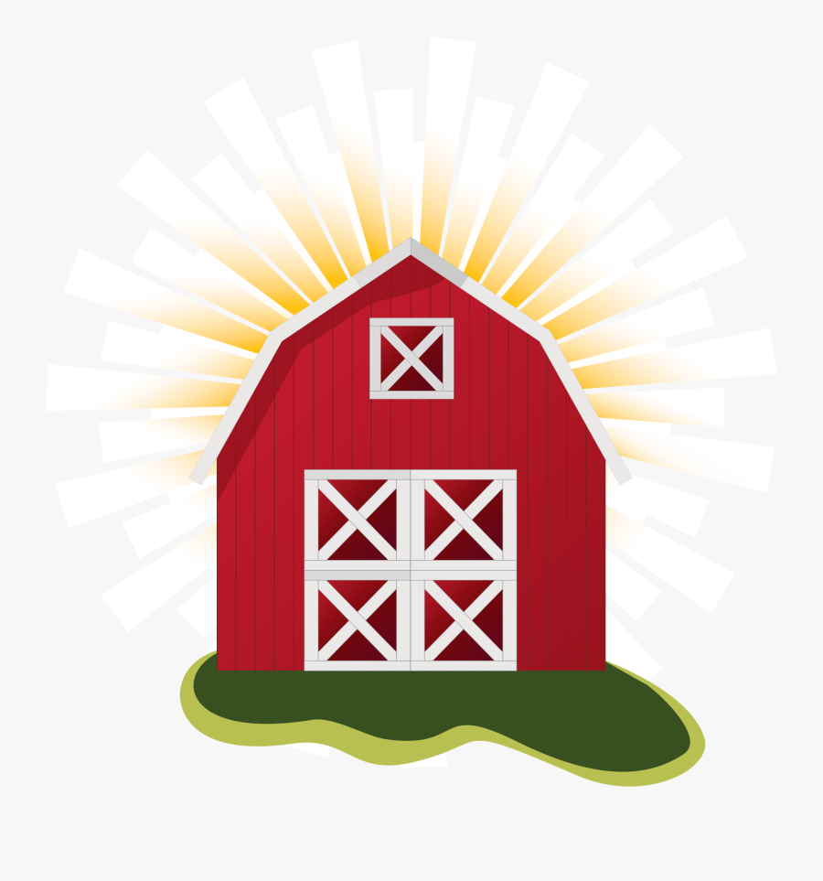 Red Barn Clip Art, Transparent Clipart