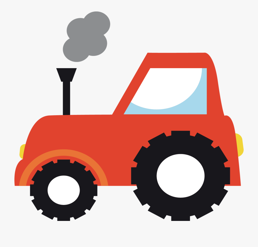 Tractor Farm Agriculture Sticker - Imagenes De Un Tractor Animado, Transparent Clipart