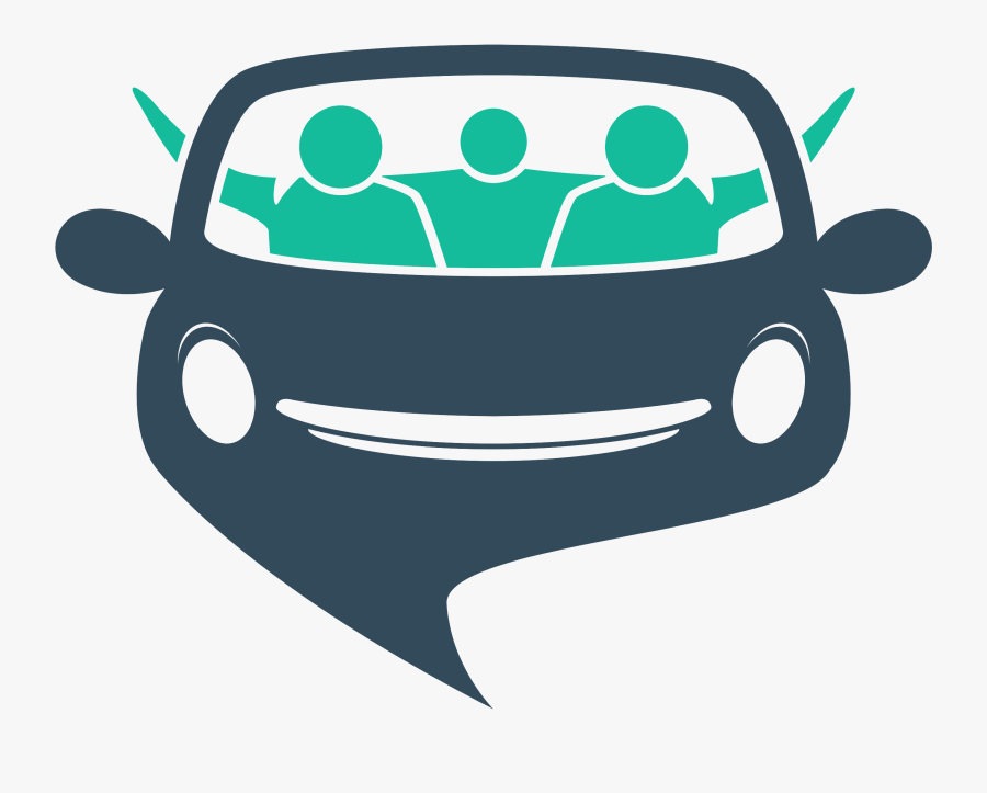 Yellow Car With Symbolic Signs For Safety Icons Png - Tripda Logo, Transparent Clipart