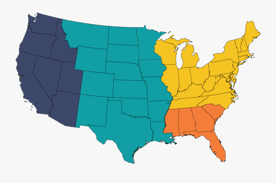 Blank United States Map - Albuquerque Nm On Map, Transparent Clipart