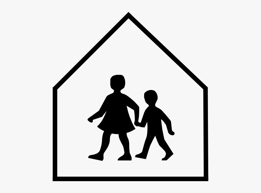 Children Walking Clip Art, Transparent Clipart