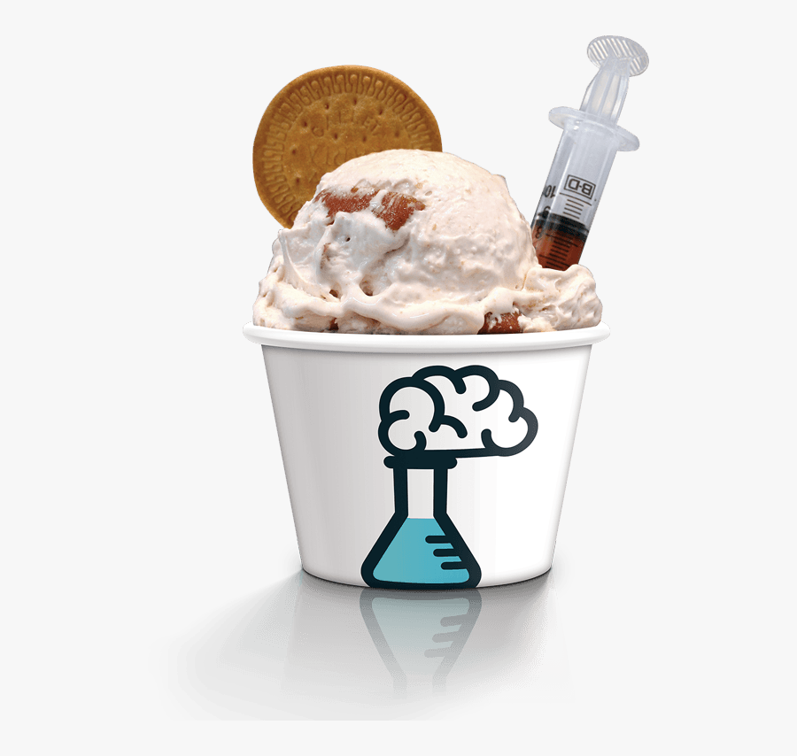 Brain Freeze Ice Cream Cup - Bucket Of Ice Cream Png, Transparent Clipart