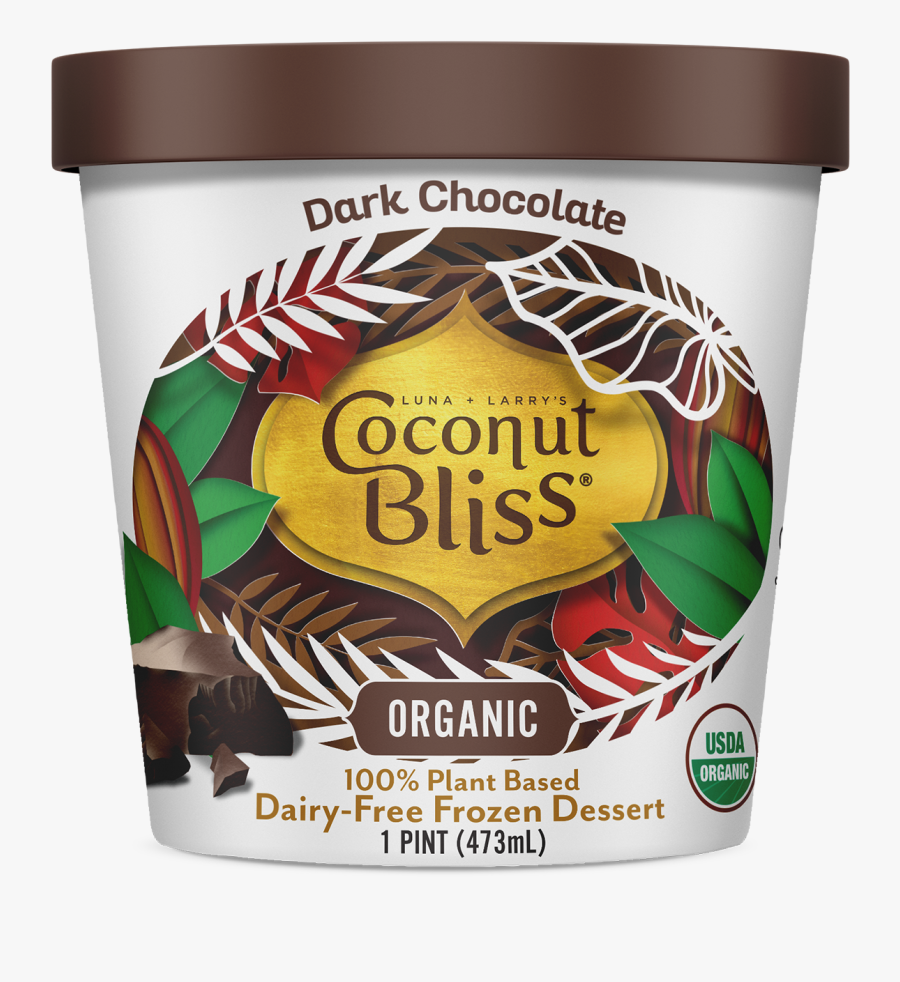 Coconut Bliss Vegan Ice Cream - Coconut Bliss Sweet Cherry Amaretto, Transparent Clipart