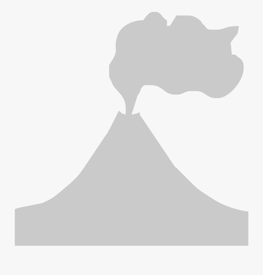 Volcano Png - Black And White Volcano Png, Transparent Clipart