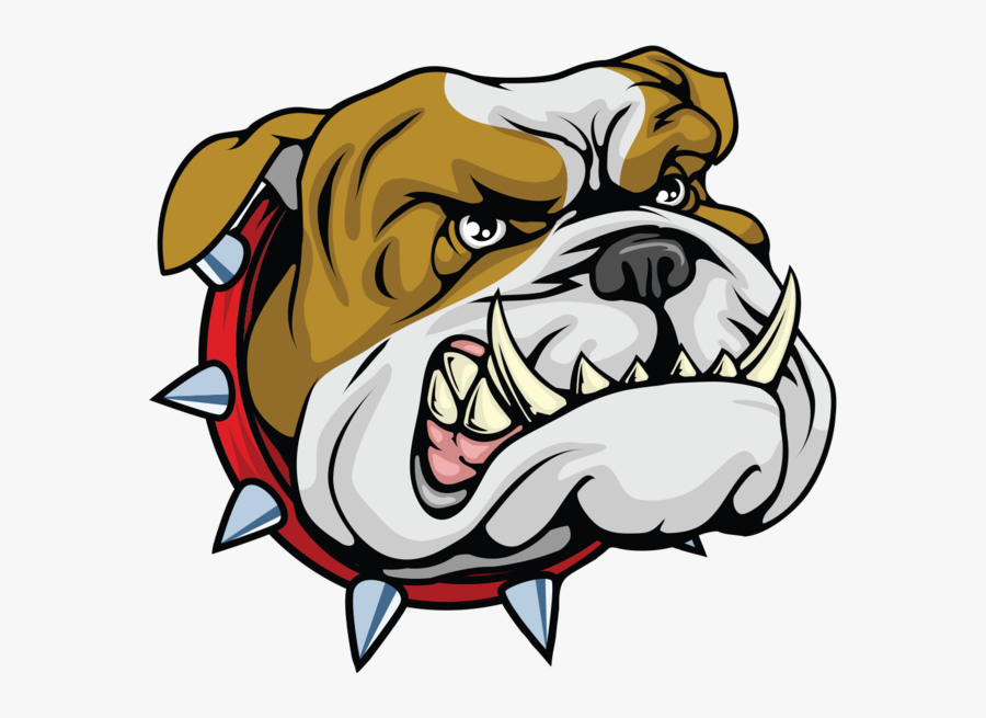 Bulldog Cartoonbulldog Mascotcartoon - Johnson Faith Athletic College, Transparent Clipart