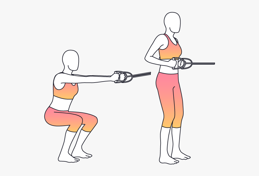 Exercise Clipart Squat Exercise - Cast A Fishing Line, Transparent Clipart