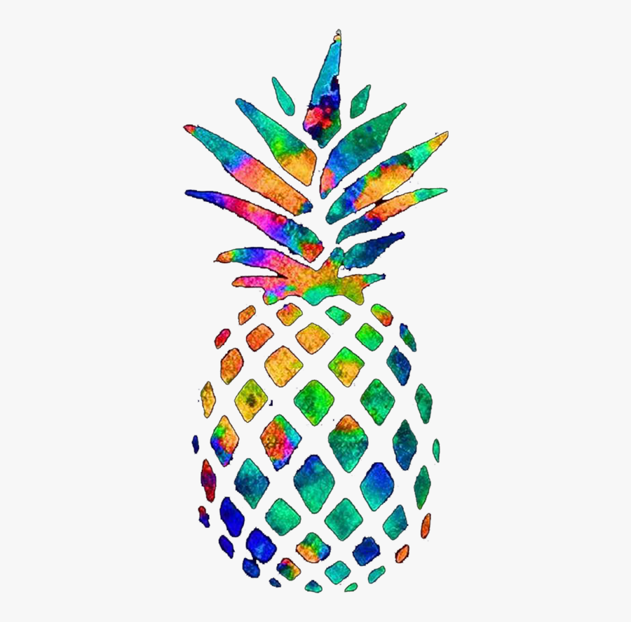 Transparent Gold Pineapple Clipart - Pineapple Redbubble Sticker, Transparent Clipart